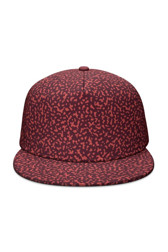 Leopard Print Flat Baseball Cap – Adjustable Snapback Hat with Flat Bill, Breathable and Durable, Personalized Design for Sports, Travel & Daily Wear