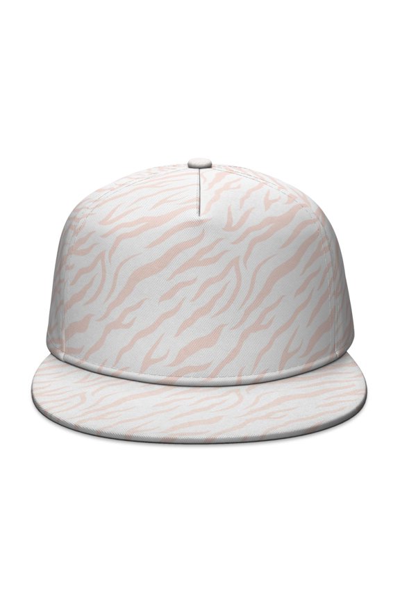 Leopard Print Flat Baseball Cap – Adjustable Snapback Hat with Flat Bill, Breathable and Durable, Personalized Design for Sports, Travel & Daily Wear