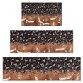 thumbnail image 1 of Leopard Print and Footballs Pattern Kitchen Rugs Sets Of 3,Kitchen Runner Rugs Non Skid Washable,Decorative Kitchen Floor Mats for Kitchen,Sink,Laundry,17"x30"+ 17"x47" + 17"x59", 1 of 6