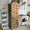 thumbnail image 1 of Leopard Print Fridge Sticker Mosaic Custom Size Pattern Vinyl PVC Waterproof Self-Adhesive Kitchen D, 1 of 5