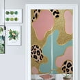 thumbnail image 1 of Leopard Print Glitter Abstract Pattern Door Curtain Nordic Living Room DoorCurtain Porch Partition Curtain Kitchen Rative Half Curtain, 1 of 4