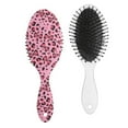 thumbnail image 1 of Leopard Print Hair Brush, Detangler Hairbrush with Cushion Grip, Stylish Animal Pattern for Women, Girls, Kids, Wet Dry Hair Detangling, Daily Scalp Massage Comb, Travel-Friendly Gift, 1 of 8