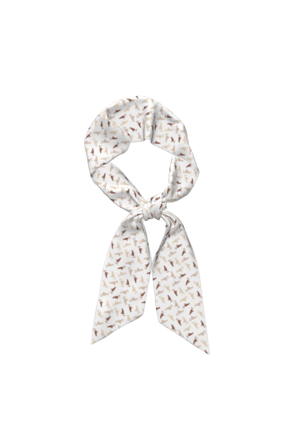 Leopard Print Large Satin Head Scarf for Women - Soft Silky Hair Wrap, Adjustable Neck Scarf, Lightweight Bandana for Daily Wear, Travel, Party - Measures 3.1 x 46.9 Inches
