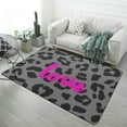 thumbnail image 1 of Leopard Print Love Pattern Carpet Style Living Room Bedroom Rug Soft Carpet Modern 3d Entry Door Mats Household, 1 of 6