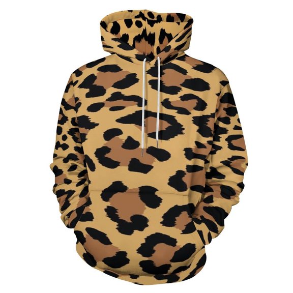 Leopard Print Men's Women New Sweatshirt Hoodie Men's Plus Size Sweatshirt Hooded Sweatshirt 3d Printed Street Men's Cloth
