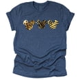 thumbnail image 1 of Leopard Print Mickey Shirt, Animal Kingdom Shirt for Women, Graphic T-Shirt for Women (XX Large, Navy), 1 of 7