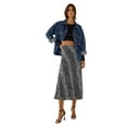 thumbnail image 1 of Leopard Print Midi Skirt, 1 of 5