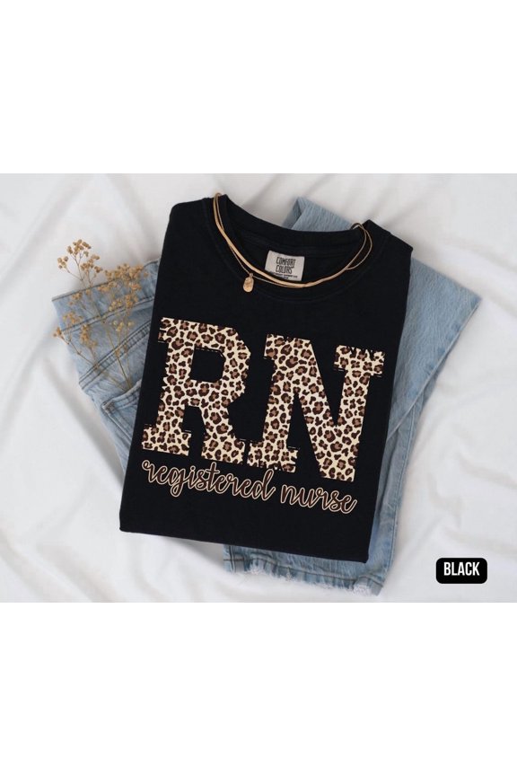 Leopard Print Nurse For NICU RN Appreciation Week School Graduation BSN T-Shirt