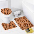 thumbnail image 1 of Leopard Print Pattern Bathroom Rug Set of 3, No Silp Washable Cover Floor Rug Decorations for Kitchen Bathroom Bedroom, 1 of 7