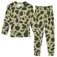 thumbnail image 1 of Leopard Print Pattern Cotton Pajamas 2 Piece Set Sleepwear Soft and Comfortable Homewear Nightwear, 1 of 7