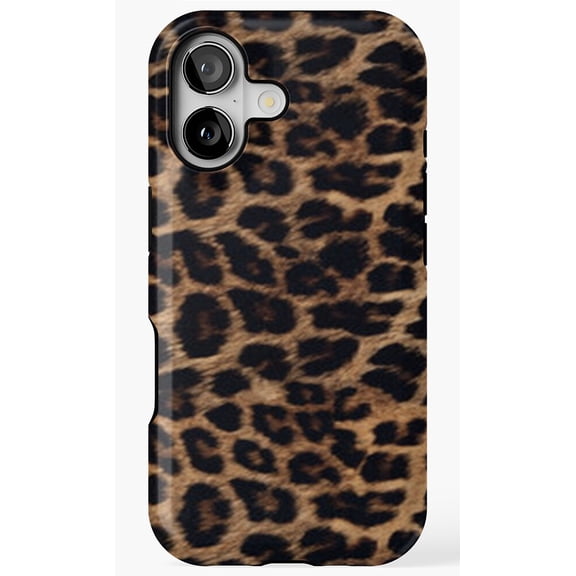 Leopard Print Pattern Cover Art Phone Case for iPhone 17 16 15 14 13 12 11 Pro Max