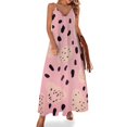thumbnail image 1 of Leopard Print Pattern Design Sleeveless Dress Woman Fashion Long Dresses Women's Summer Suit Dress 2025, 1 of 7