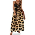 thumbnail image 1 of Leopard Print Pattern Fine Art Sleeveless Dress Summer Dress Woman 2025, 1 of 7