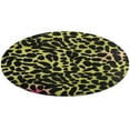 thumbnail image 1 of Leopard Print Pattern Floral Medallion Round Rug - Small Round Area Rug, Soft Non-Slip Machine Washable Bedroom Mat Indoor Accent Entry Carpet for Office Desk Dorm Hallway, 1 of 6