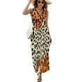 thumbnail image 1 of Leopard Print Pattern King Size Sleeveless Dress Dresses Summer Women Dresses Clothing Woman Dresses Dress, 1 of 7