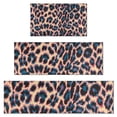 thumbnail image 1 of Leopard Print Pattern Kitchen Rugs Sets Of 3,Kitchen Runner Rugs Non Skid Washable,Decorative Kitchen Floor Mats for Kitchen,Sink,Laundry,17"x30"+ 17"x47" + 17"x59", 1 of 6