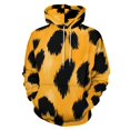 thumbnail image 1 of Leopard Print Pattern Men's Women Vintage 3D Hooded Sweatshirt - All-Season Loose Fit Streetwear, 1 of 6