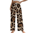 thumbnail image 1 of Leopard Print Pattern Pajama Pants Loose Pajamas Female Breathable Home Trousers Leisure Sleeping Pants Large Size, 1 of 6