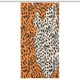 thumbnail image 1 of Leopard Print Pattern Shower Curtain Cloth Fabric Bathroom Decor with Hooks, 1 of 8