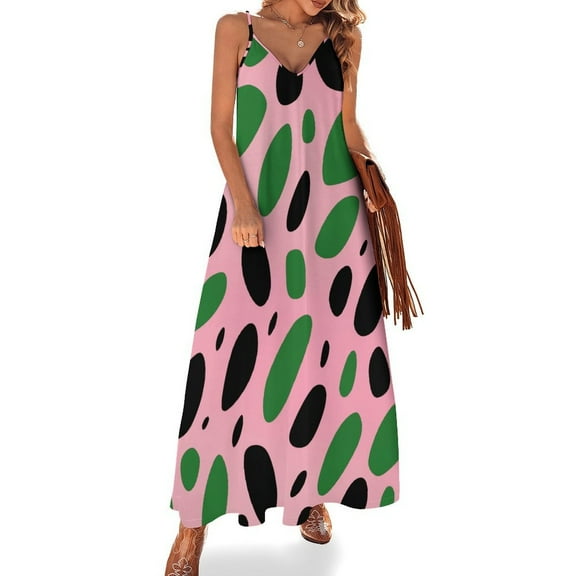 Leopard Print Pattern Sleeveless Dress Women's Luxury Party Dress Birthday Dresses for Women