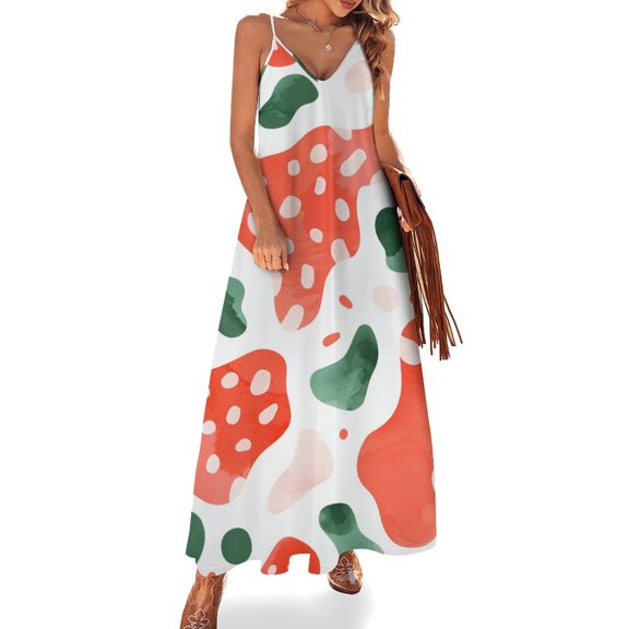 Leopard Print Pattern Sleeveless Dress for Women Clothing Female Women's Summer Skirt