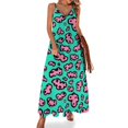 thumbnail image 1 of Leopard Print Pattern Sleeveless Dress for Women Clothing Female Women's Summer Skirt, 1 of 7