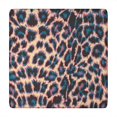 thumbnail image 1 of Leopard Print Pattern Square Fitted Tablecloth with Elastic Edge,Square Table Cover,Washable Elastic Table Cover for Home Kitchen Party Decor 34"x34", 1 of 6