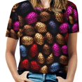 thumbnail image 1 of Leopard Print Pattern Women's T-Shirt Short Sleeve T Shirts Tops Tee Ladies Loose T, 1 of 6