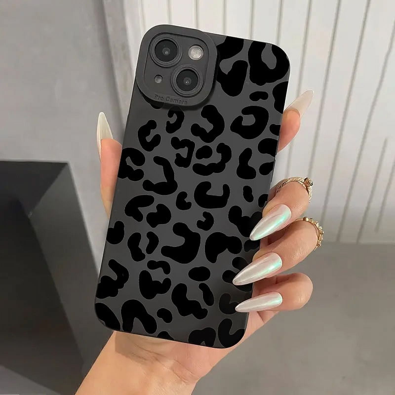 Leopard Print Phone Case for iPhone 15/14/13/12/11 Pro Max XS X XR 7 8