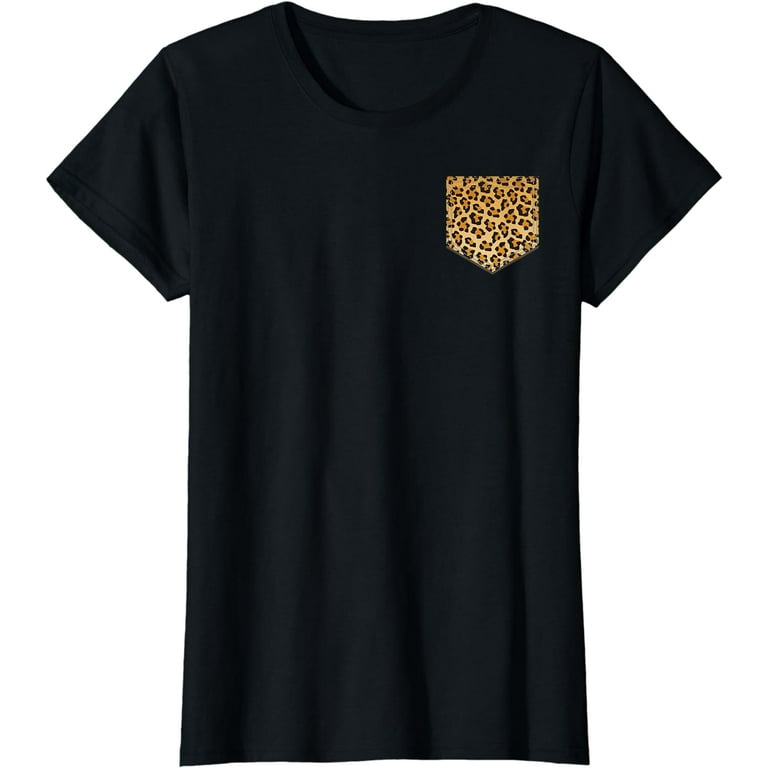 Leopard Print Pocket Shirt | Cool Animal Lover Cheetah Gift Leopard Print Pocket Shirt | Cool Animal Lover Cheetah Gift
