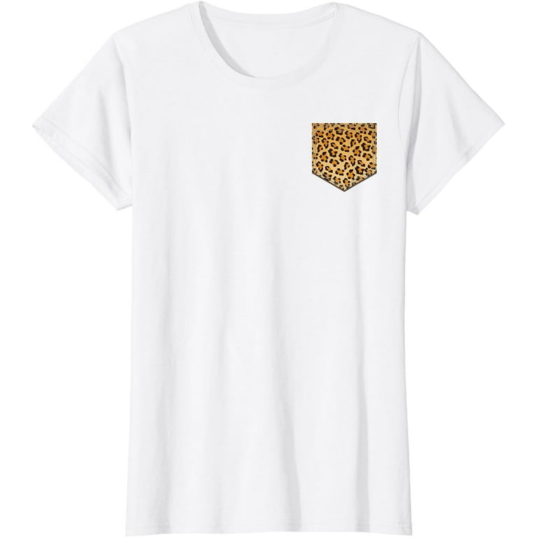 Leopard Print Pocket Shirt | Cool Animal Lover Cheetah Gift Leopard Print Pocket Shirt | Cool Animal Lover Cheetah Gift