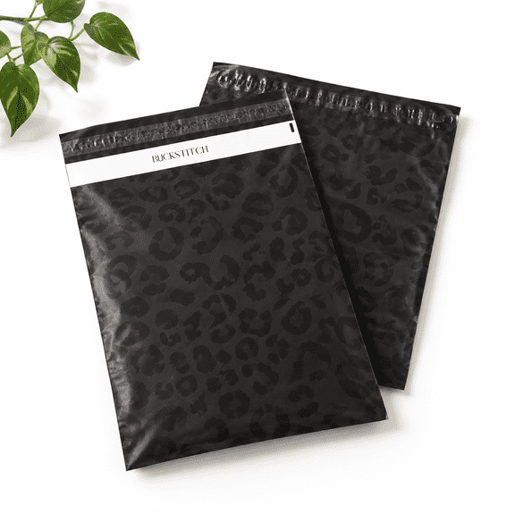 Leopard Print Poly Mailers, 14x19 Inch, 100 Pack, Large Shipping Bags