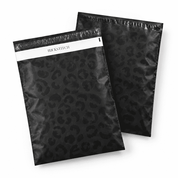 Leopard Print Poly Mailers 15.51 x 11.57 x 1.69 Inches, 100 Pack