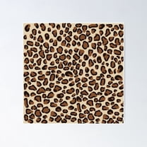 Leopard Print Poster, 8x12 UNFRAMED
