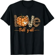 Leopard Print Pumpkin Tee - Embrace the Autumn Spirit