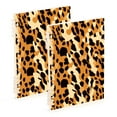 thumbnail image 1 of Leopard Print Ring Binder Notebook Journey Note Diary College Ruled Spiral Notebook Study Loose Leaf Paper A5 60 Pages, 1 of 8