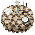 thumbnail image 1 of Leopard Print Round Tablecloth 60x60in(153x153cm) – Waterproof Polyester Table Cover with Full Print Design, Wrinkle Resistant & Washable for Kitchen Dining Party Decor, 1 of 6