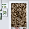 thumbnail image 1 of Leopard Print Seamless Pattern Background Door Curtain Nordic Living Room DoorCurtain Porch Partition Curtain Kitchen Rative Half Curtain, 1 of 4