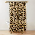thumbnail image 1 of Leopard Print Shower Curtain Brown Bathroom Curtain Wild Safari Animal Powerful Bathroom Set for Men Panthera Bathroom r Set, 1 of 7