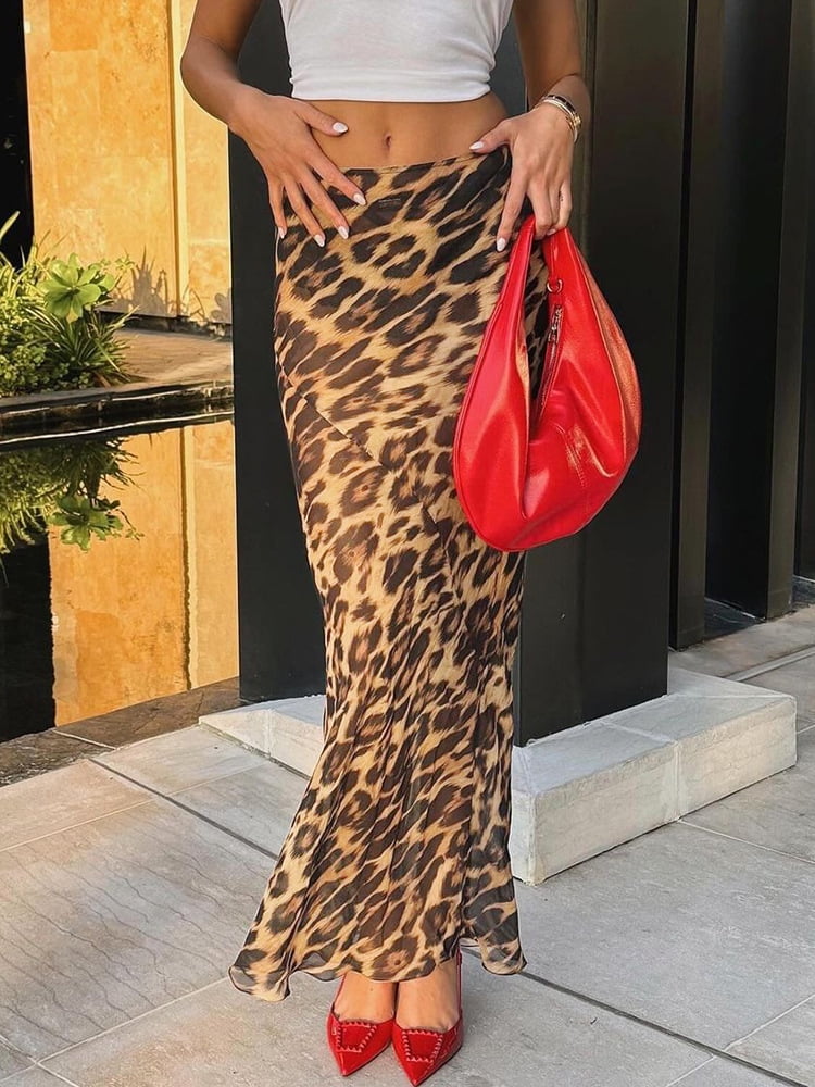 Cheetah skirt maxi 2025