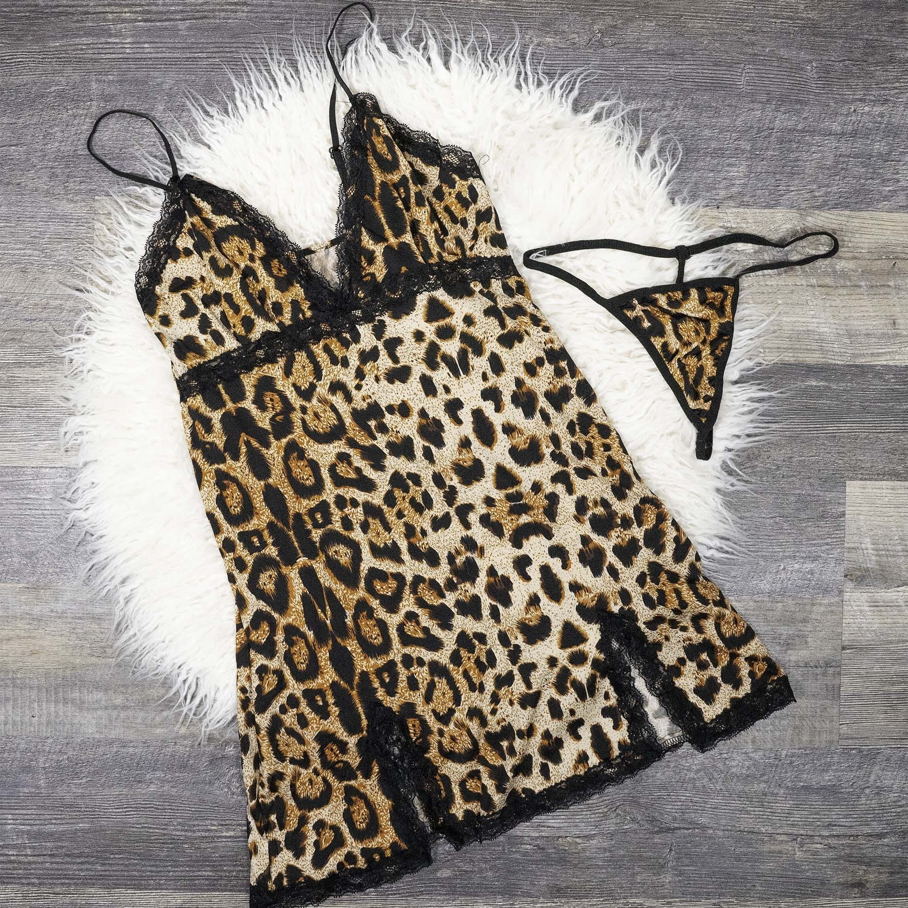 Animal print online sleepwear