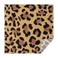 thumbnail image 1 of Leopard Print Square Tablecloth 52x52in(132x132cm) – Waterproof Polyester Printed Table Cover, Wrinkle Resistant & Washable for Kitchen Dining Picnic Party Decor, 1 of 6