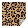 thumbnail image 1 of Leopard Print Square Tablecloth 52x52in(132x132cm) – Waterproof Polyester Printed Table Cover, Wrinkle Resistant & Washable for Kitchen Dining Picnic Party Decor, 1 of 6