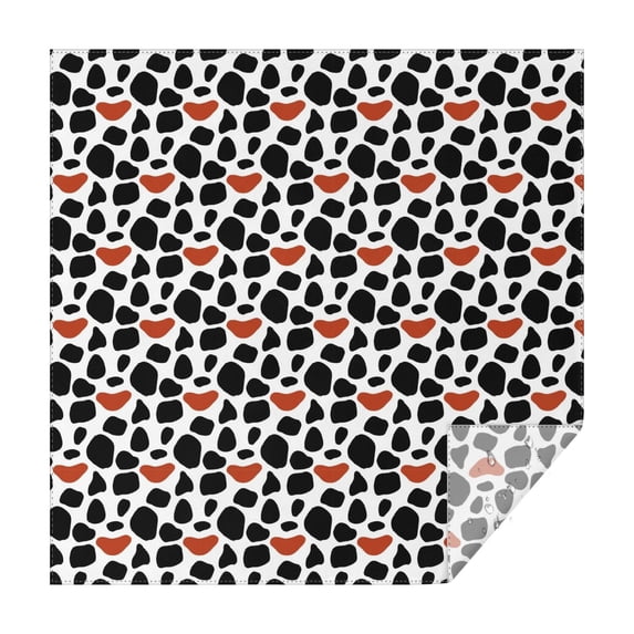 Leopard Print Square Tablecloth 52x52in(132x132cm) – Waterproof Polyester Printed Table Cover, Wrinkle Resistant & Washable for Kitchen Dining Picnic Party Decor