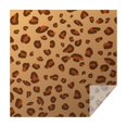 thumbnail image 1 of Leopard Print Square Tablecloth 52x52in(132x132cm) – Waterproof Polyester Printed Table Cover, Wrinkle Resistant & Washable for Kitchen Dining Picnic Party Decor, 1 of 6