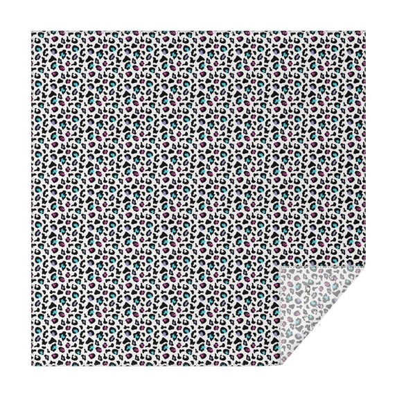 Leopard Print Square Tablecloth 60x60in(152x152cm) – Waterproof Polyester Printed Table Cover, Wrinkle Resistant & Washable for Kitchen Dining Picnic Party Decor