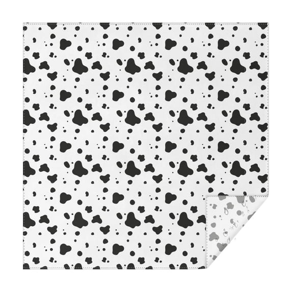Leopard Print Square Tablecloth 60x60in(152x152cm) – Waterproof Polyester Printed Table Cover, Wrinkle Resistant & Washable for Kitchen Dining Picnic Party Decor