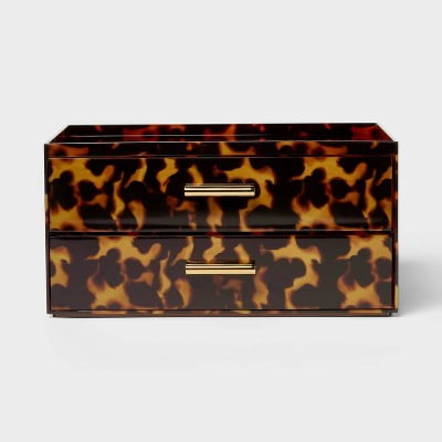 Leopard Print Stacking Drawers