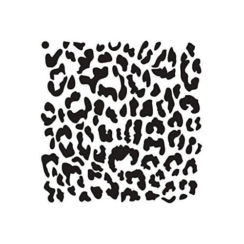 leopard print stencil printable