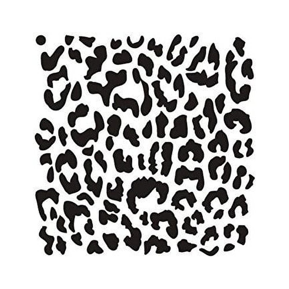 Leopard Print Stencil by StudioR12 Repeating Pattern Animal Art - Reusable Mylar Template Painting, Chalk, Mixed Media Use for Crafting, DIY Home Decor - STCL632 ... SELECT SIZE 15 leopard-print-stencil-by-studior12-repeating-pattern-animal-art-reusable-mylar-template-painting-chalk-mixed-media-use-for-crafting-diy-home-decor-stcl632-select-size-15-x-15-walmart-com